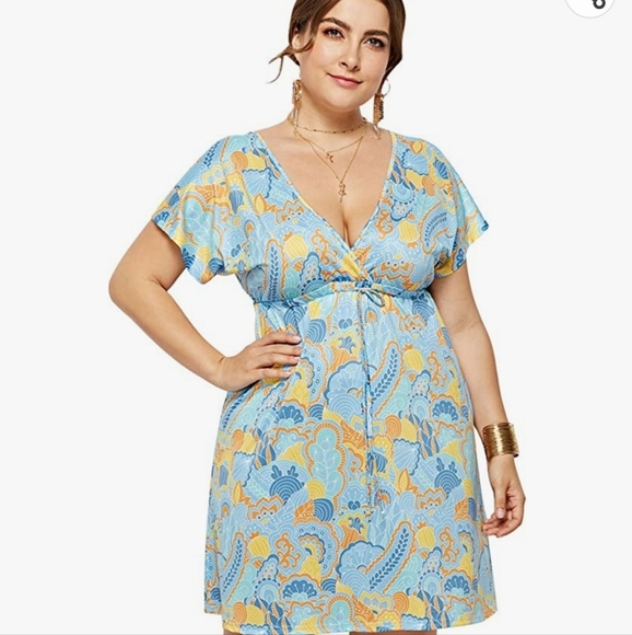 Vintage style dress or coverup - Picture 1 of 5